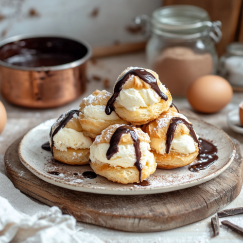 Classic French Profiteroles