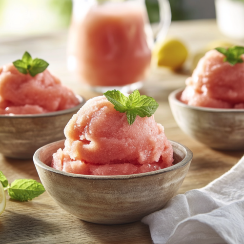 Refreshing Watermelon Sorbet