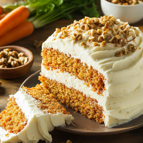 Carrot Cake with Cream Cheese Frosting