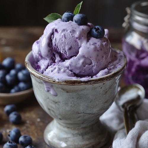 Blueberry Ice Cream