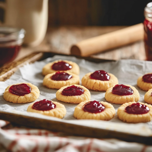 Jam Thumbprint Cookies