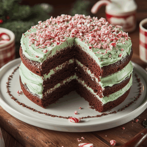 Chocolate Peppermint Cake