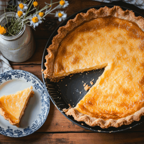 Classic Southern Chess Pie