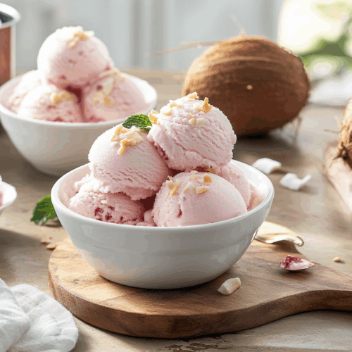 Coconut Lychee Gelato