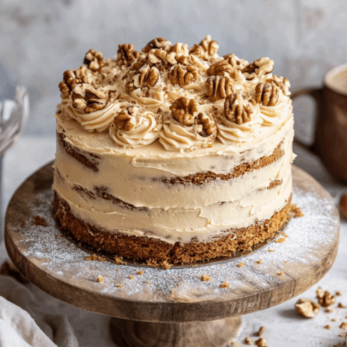 Coffee and Walnut Cake