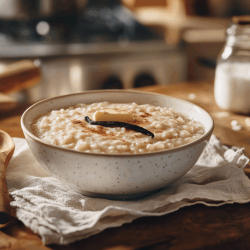 Creamy Vanilla Rice Pudding
