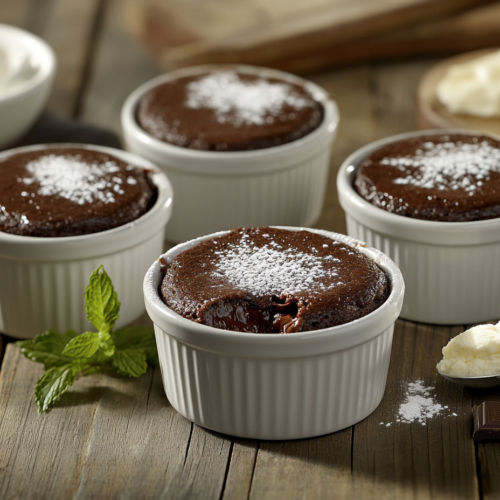 Moelleux au Chocolat (Molten Chocolate Cake)