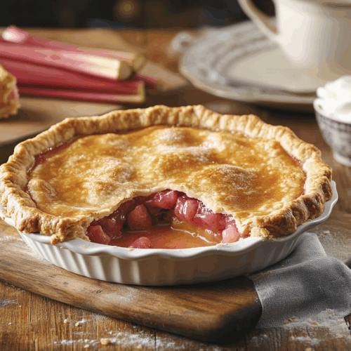 Classic Rhubarb Pie