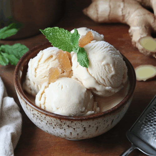 Ginger Ice Cream