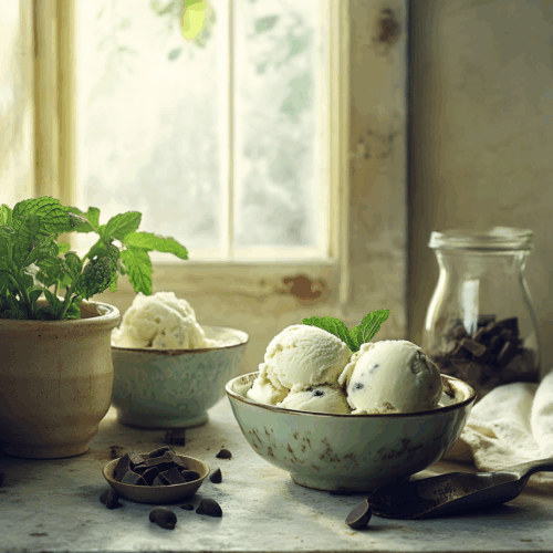 Mint Chocolate Chip Ice Cream