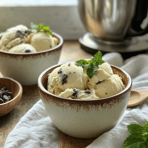 Mint Chocolate Chip Ice Cream