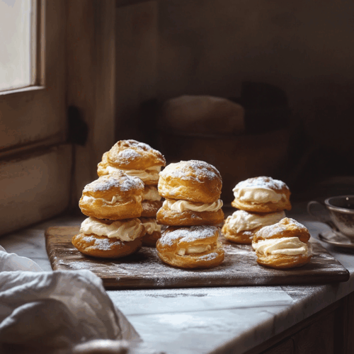 Religieuses (Cream-Filled Pastries)